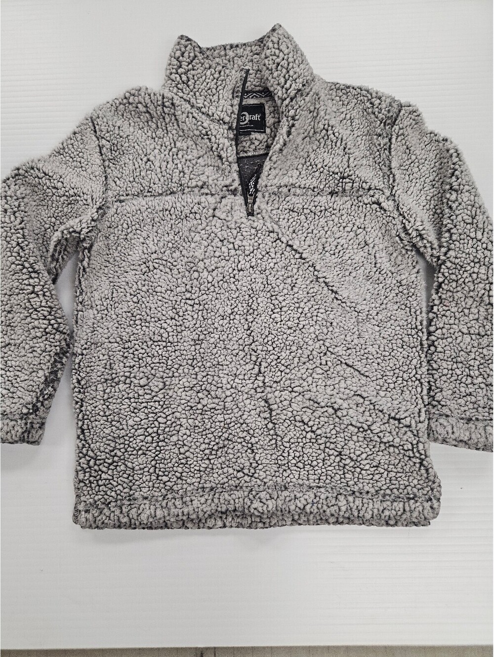 Boxercraft Sherpa Fleece Pullover Jacket Size Small